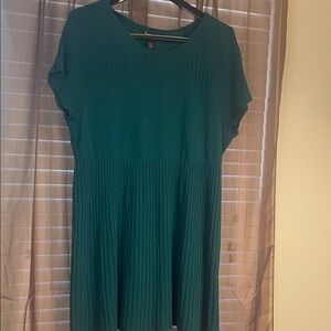 Lane Bryant Green Midi Dress